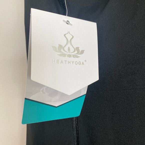 HEATHYOGA Tennis Dress Black - Size M - Picture 3 of 7